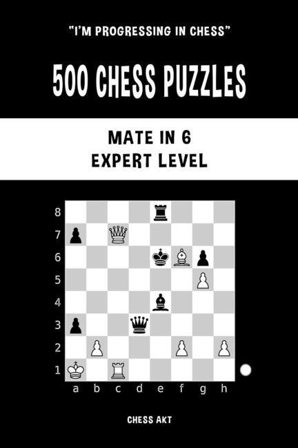 Carte 500 Chess Puzzles, Mate in 6, Expert Level 