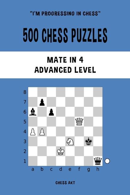 Carte 500 Chess Puzzles, Mate in 4, Advanced Level 