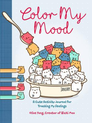 Книга Color My Mood: A Cute Activity Journal for Tracking My Feelings 