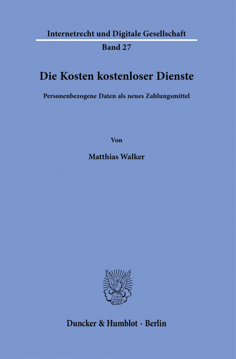 Buch Die Kosten kostenloser Dienste 