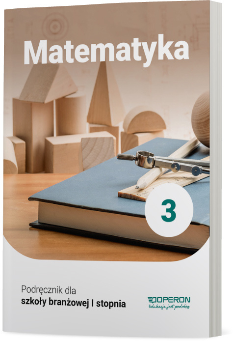 Könyv Matematyka Podręcznik 3 Szkoła branżowa 1 Stopnia Adam Konstantynowicz