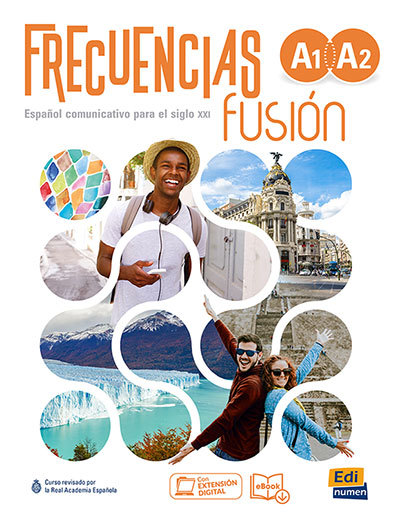 Книга Frecuencias fusion A1+A2 podręcznik + audio online Carlos Oliva