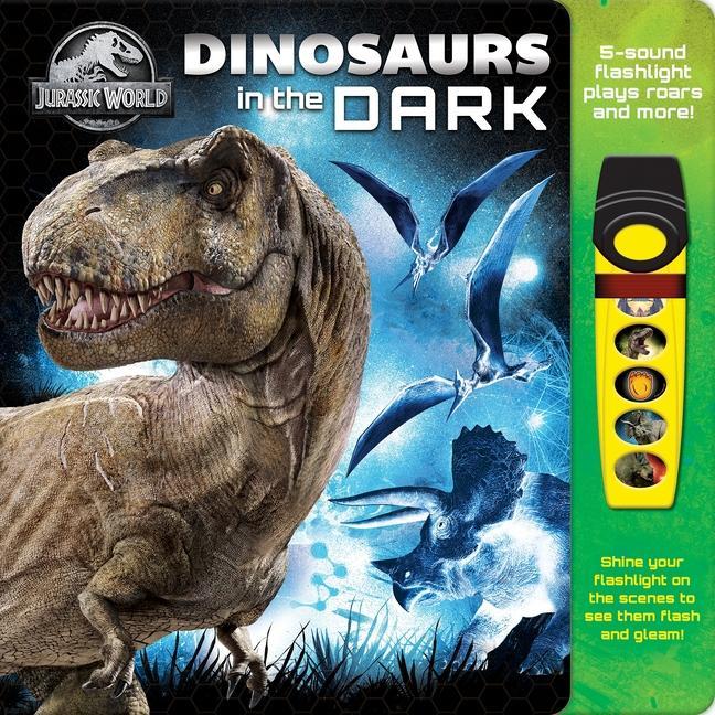 Kniha Jurassic World Dinosaurs In The Dark Glow Flashlight 