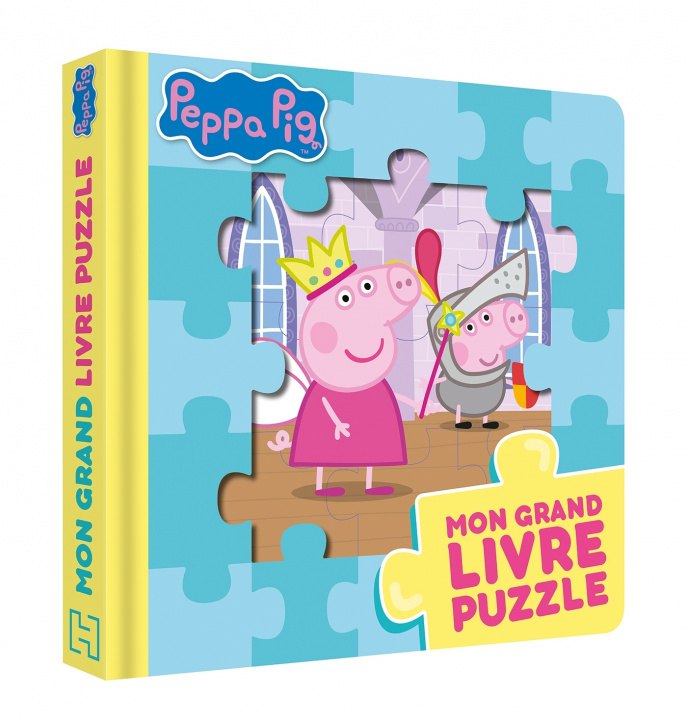 Könyv Peppa Pig - Mon grand livre puzzle 
