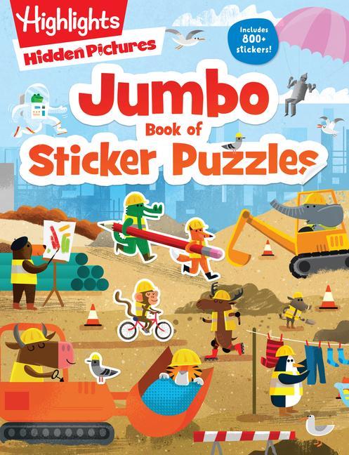 Kniha Jumbo Book of Sticker Puzzles 