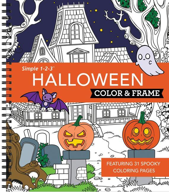 Könyv Color & Frame - Halloween (Coloring Book) Publications International Ltd