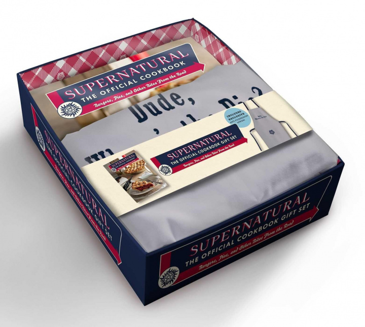 Книга Supernatural: The Official Cookbook Gift Set Edition: Burgers, Pies, and Other Bites from the Road [With Apron] 