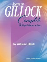 Carte Accent on Gillock Complete - All Eight Volumes in One William Gillock