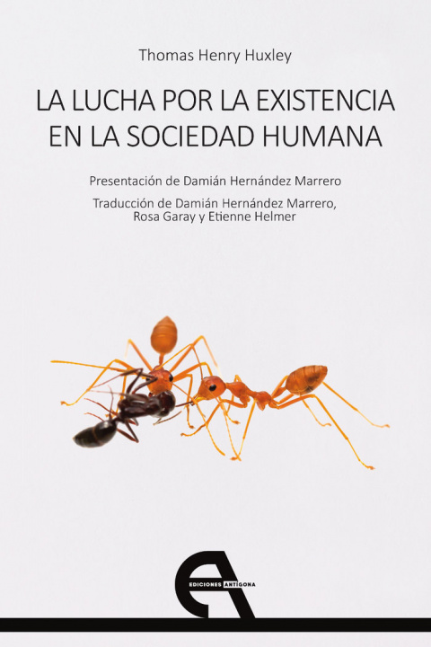 Książka La lucha por la existencia en la sociedad humana HUXLEY