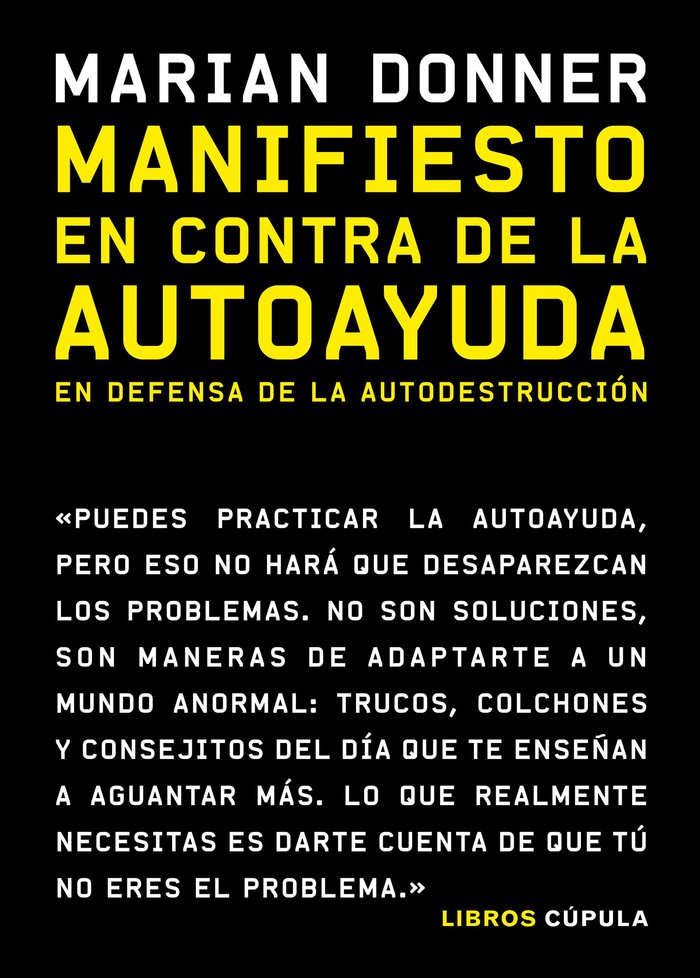 Kniha MANIFIESTO EN CONTRA DE LA AUTOAYUDA DONNER