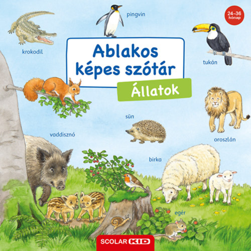 Książka Ablakos képes szótár - Állatok Susanne Gernhauser