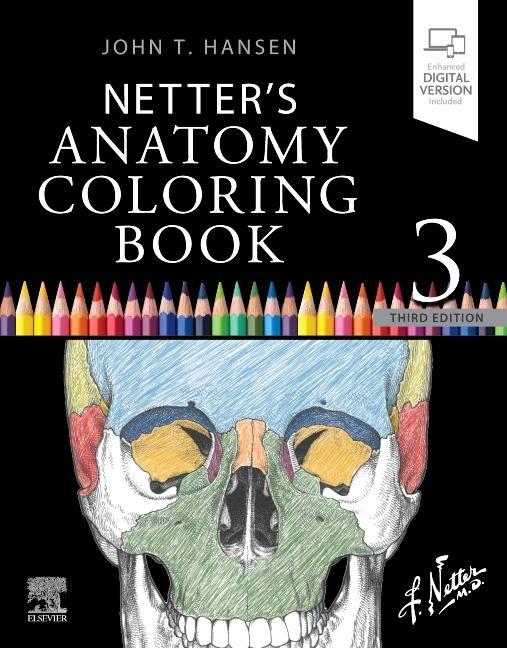 Carte Netter's Anatomy Coloring Book John T. Hansen
