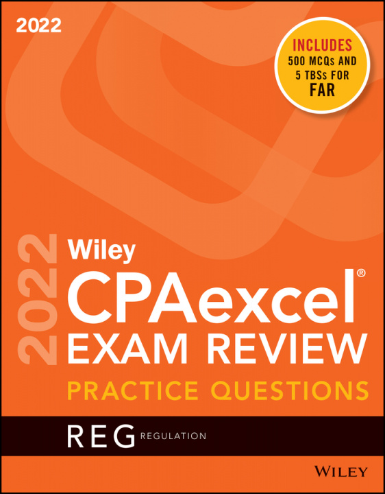 Kniha Wiley's CPA Jan 2022 Practice Questions Wiley