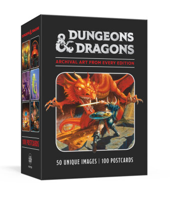 Book Dungeons & Dragons 100 Postcards: Archival Art from Every Edition Official Dungeons & Dragons