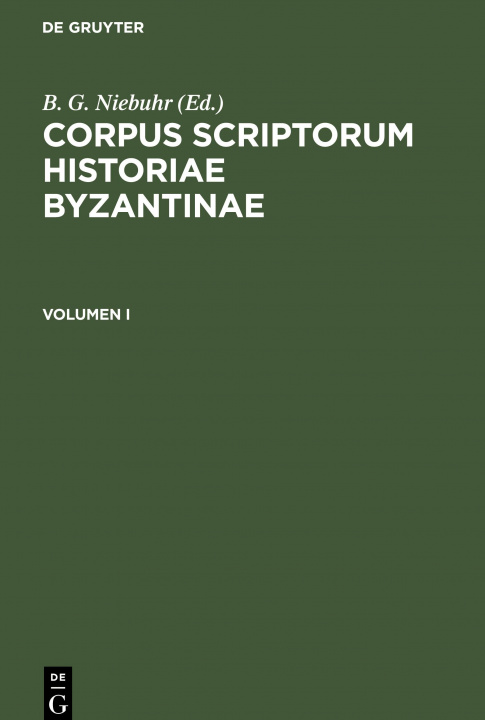 Kniha Corpus scriptorum historiae Byzantinae Chronicon Paschale 