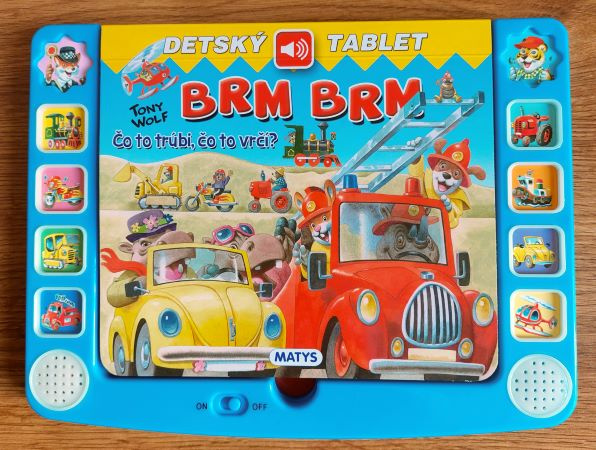 Book Brm brm – detský tablet Tony Wolf