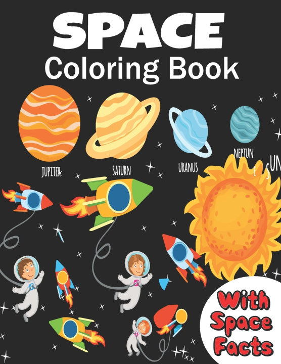 Kniha Space Coloring Book GREEN DAN GREEN
