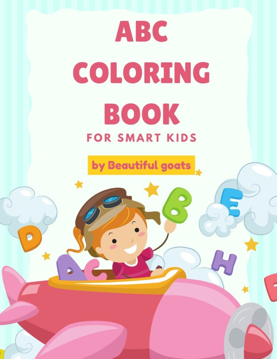 Knjiga ABC Coloring Book goats Beautiful goats