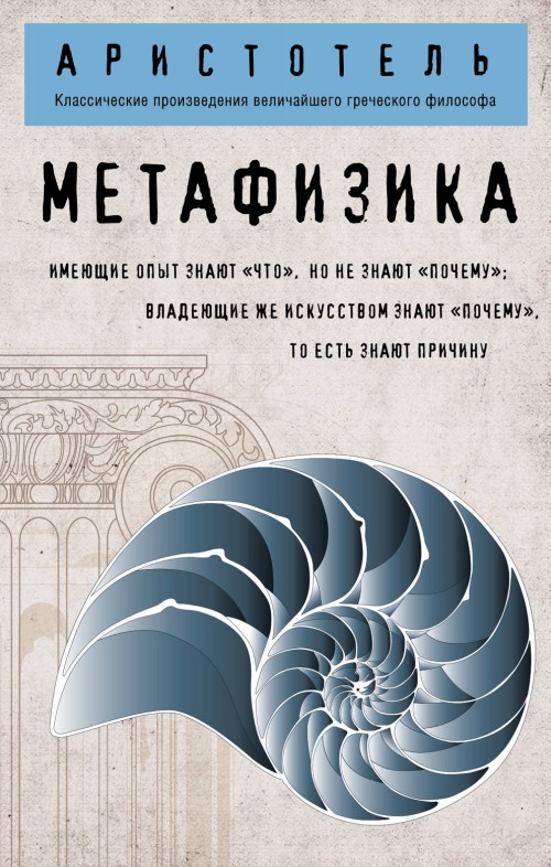 Kniha Метафизика 