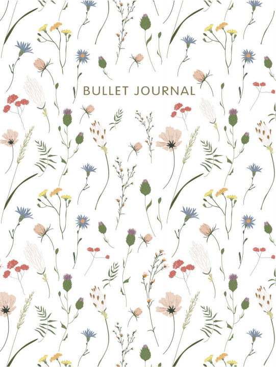 Könyv Блокнот в точку: Bullet Journal (полевые цветы) 