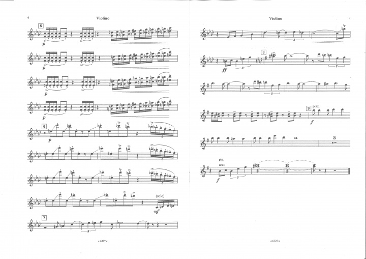 Tiskovina Hommage à Astor Piazzolla. Две транскрипции танго для скрипки, контрабаса, фортепиано и бандонеона. Партитура и партии 