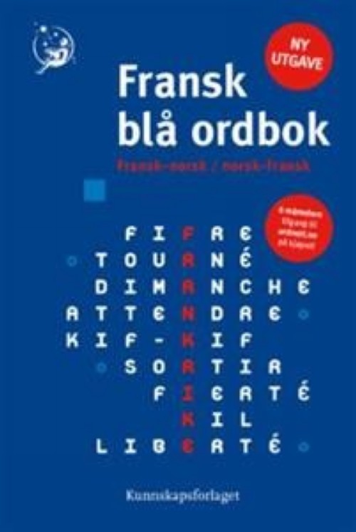 Libro Fransk blå ordbok. fransk-norsk / norsk-fransk Anne Elligers