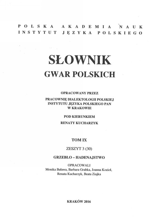 Carte Slownik gwar polskich. Tom 9. (32). 