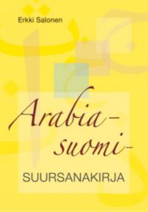 Kniha Arabia-suomi suursanakirja 