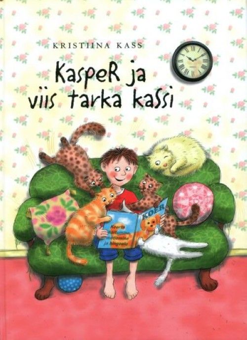 Kniha KASPER JA VIIS TARKA KASSI Kass Kristiina