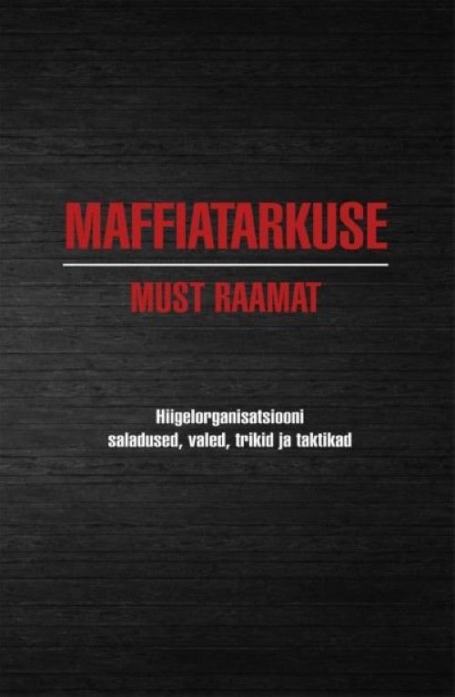 Buch MAFFIATARKUSE MUST RAAMAT Sven Elur