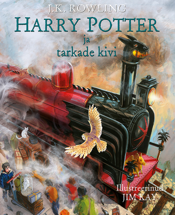 Kniha Harry potter ja tarkade kivi. illustreeritud väljaanne Дж. К. Роулинг