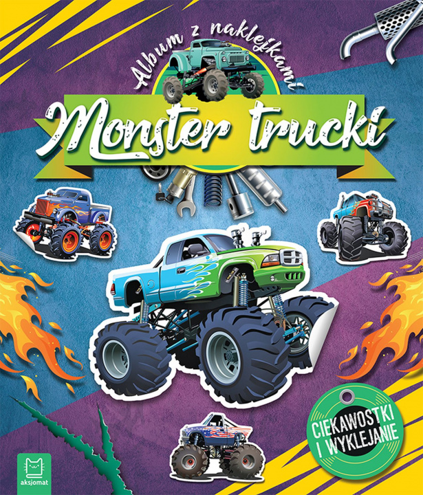 Buch Monster Trucki. Ciekawostki i wyklejanie. Album z naklejkami Opracowanie zbiorowe