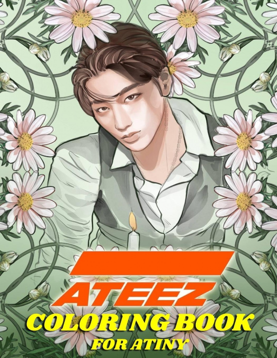 Kniha ATEEZ Coloring Book for ATINY Kpop-Ftw Print