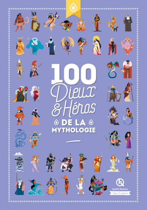 Carte 100 dieux et héros de la Mythologie 