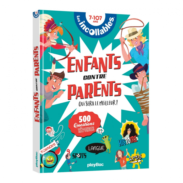 Kniha Les incollables - 500 questions réponses - enfants contre parents 