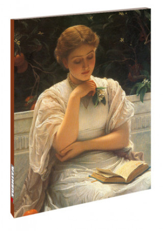 Könyv Charles Edward Perugini, Girl Reading (1878) 