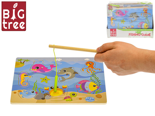 Game/Toy Hra ryby dřevěná magnetická 