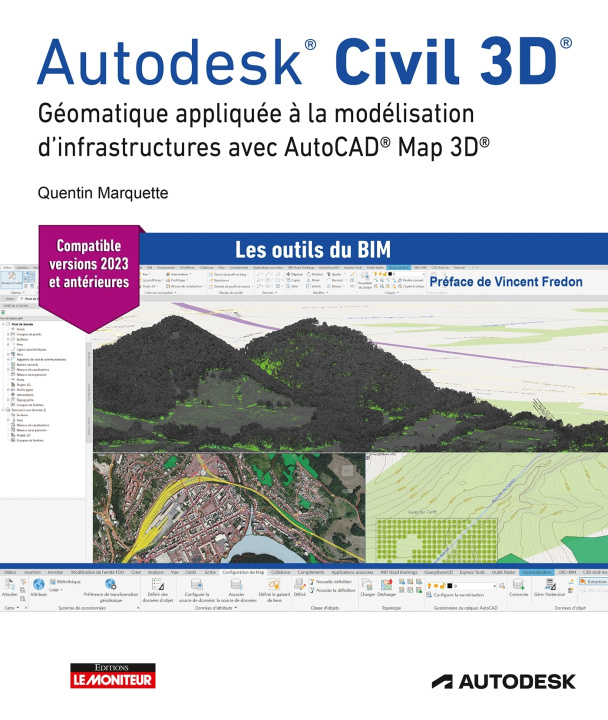 Kniha Autodesk Civil 3D Quentin Marquette