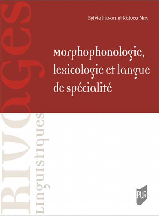 Kniha Morphophonologie, lexicologie et langue de spécialité Nita