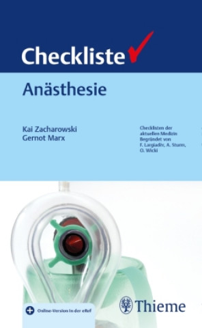 Kniha Checkliste Anästhesie Gernot Marx
