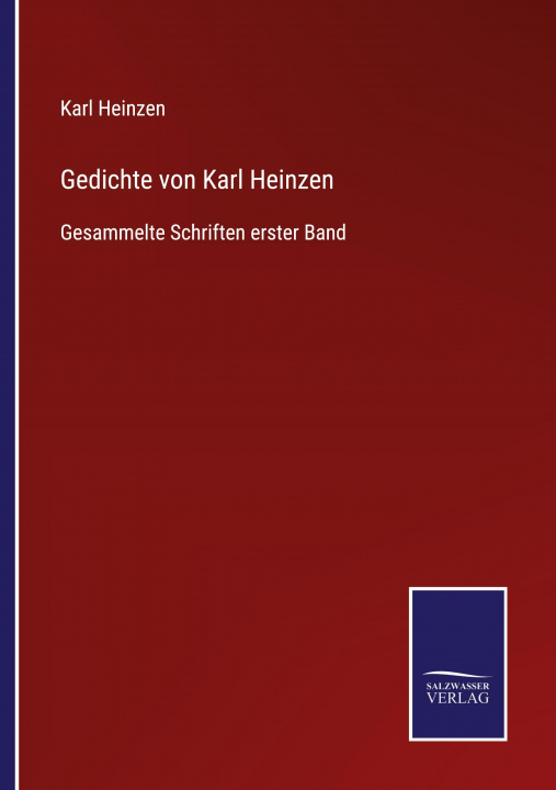 Kniha Gedichte von Karl Heinzen 