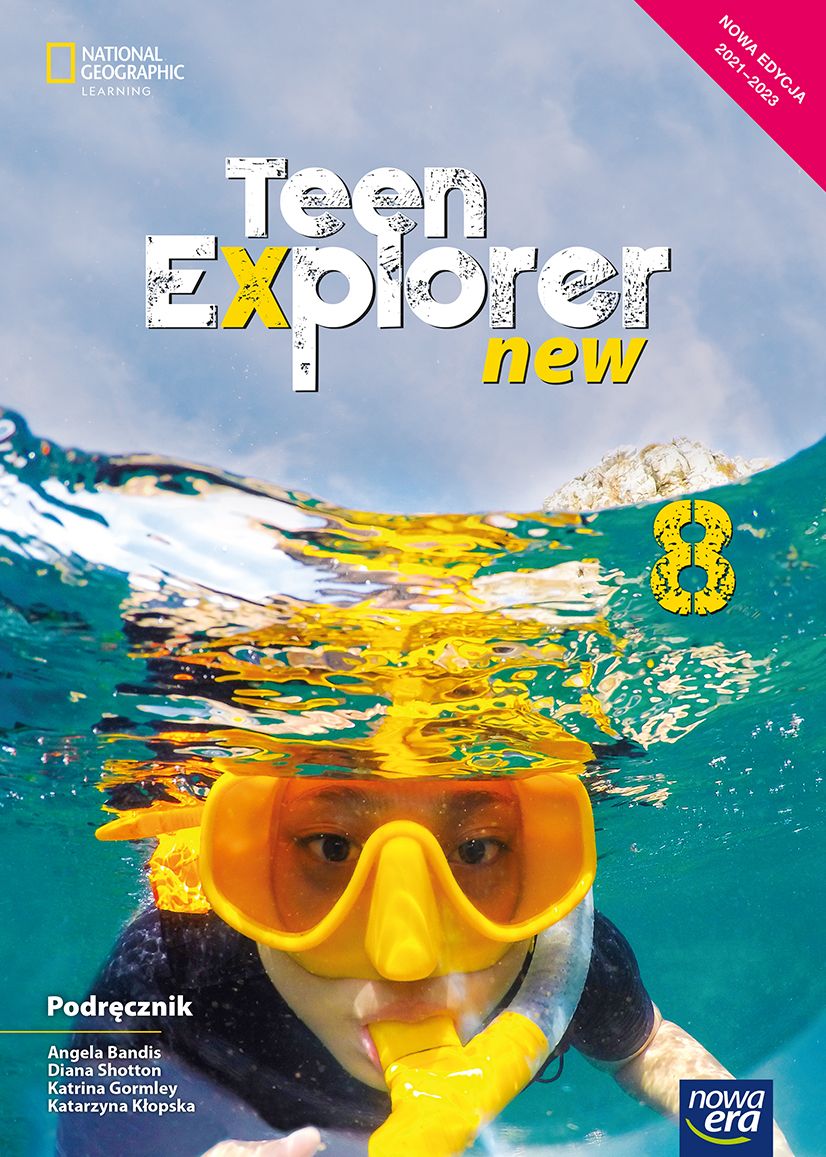 Kniha Język angielski Teen Explorer podręcznik dla klasy 8 szkoły podstawowej EDYCJA 2021-2023 Angela Bandis