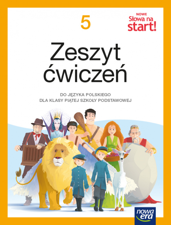 Kniha Język polski Nowe Słowa na start! zeszyt ćwiczeń dla klasy 5 szkoły podstawowej EDYCJA 2021-2023 Agnieszka Marcinkiewicz