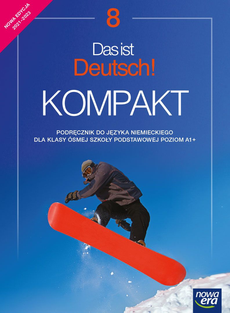 Book Język niemiecki Das ist deutsch kompakt podręcznik dla klasy 8 szkoły podstawowej EDYCJA 2021-2023 Jolanta Kamińska
