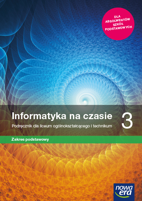 Book Nowe informatyka na czasie podręcznik 3 liceum i technikum zakres podstawowy Janusz Mazur