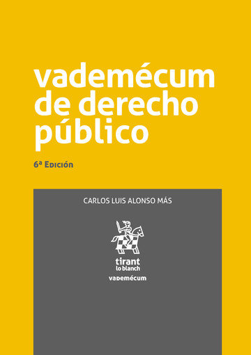 Knjiga VADEMECUM DE DERECHO PUBLICO ALONSO MAS