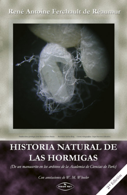 Könyv HISTORIA NATURAL DE LAS HORMIGAS OINE FERCHAULT DE REAUMUR