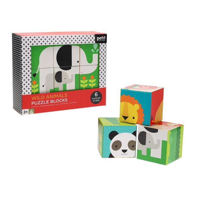 Game/Toy Wild Animals Puzzle Blocks 