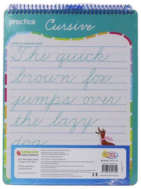Knjiga Active Minds Write-And-Erase Cursive Learning Boards Sequoia Children's Publishing