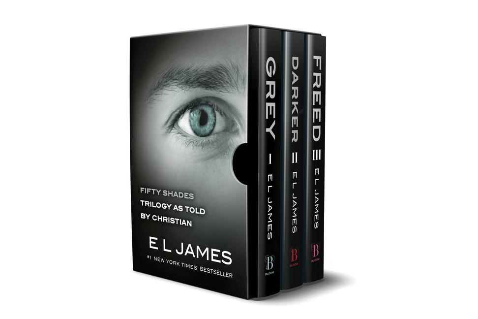Carte Fifty Shades as Told by Christian Trilogy: Grey, Darker, Freed Box Set 